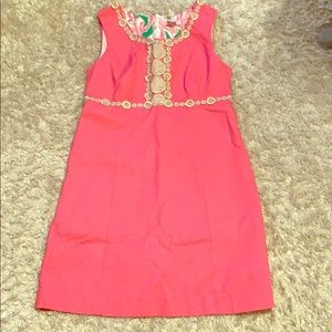 Lilly Pulitzer pink shift dress